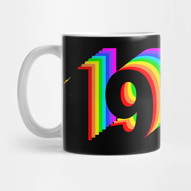 1973 Rainbow Style Volume 3D effect by Vladimir Zevenckih